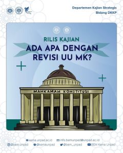 Read more about the article Ada Apa dengan Revisi Undang-Undang Mahkamah Konstitusi?