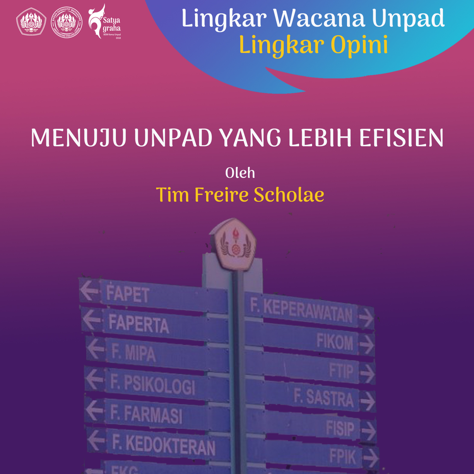 You are currently viewing MENUJU UNPAD YANG LEBIH “EFISIEN?”