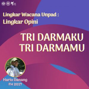 Read more about the article Tri Dharma-ku, Tri Dharma-mu?