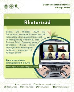 Read more about the article Comblangin Inovasi #3: Andal Public Speaking dengan Rhetorix.id