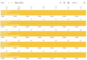 TIMETABLE 1
