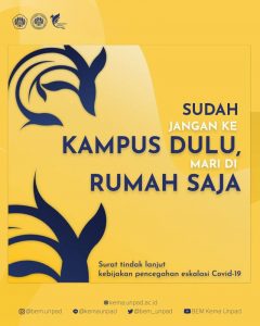 Read more about the article Udah Jangan Ke Kampus Dulu, #DiRumahAja