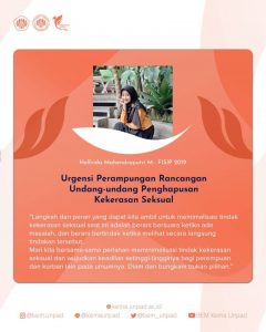 Read more about the article Urgensi Perampungan Rancangan Undang-undang Penghapusan Kekerasan Seksual