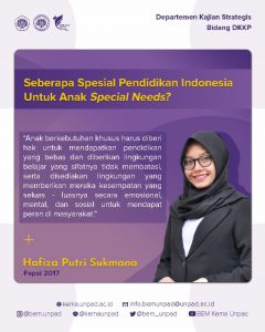 Read more about the article Seberapa Spesial Pendidikan Indonesia Untuk Anak Special Needs?
