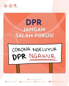 Read more about the article DPR Jangan Salah Fokus!