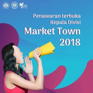 Read more about the article Open Recruitment Kepala Divisi Market Town 2018